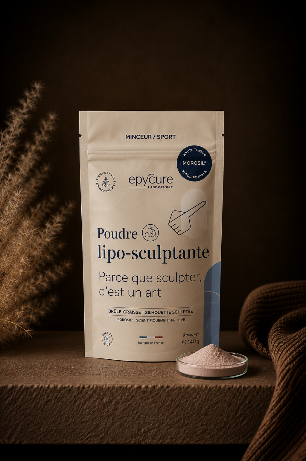 Poudre lipo-sculptante