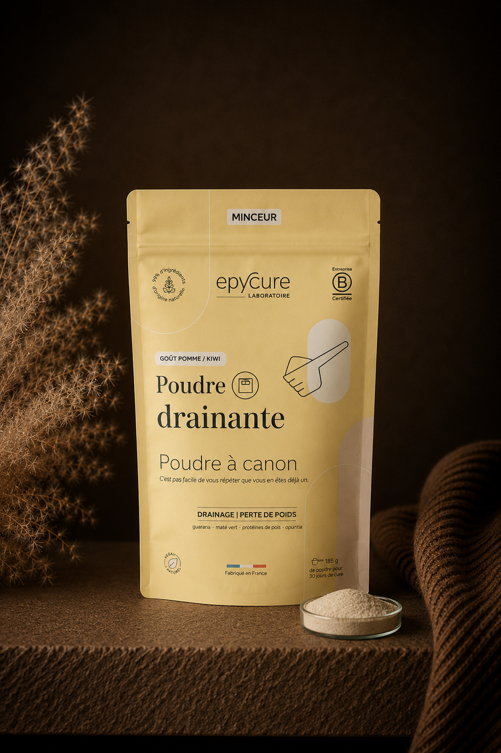 Poudre drainante